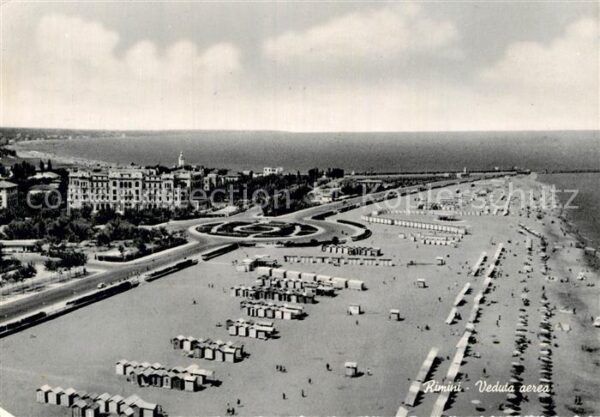 Rimini Fliegeraufnahme Strand