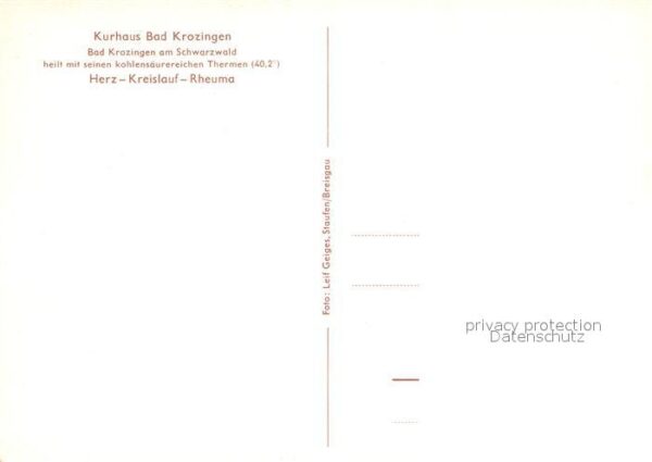 Krozingen Bad Kurhaus – Bild 2