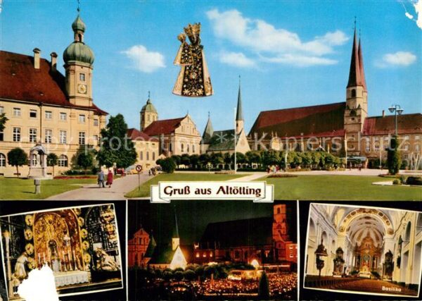 Altoetting Gnadenaltar Basilika Abendstimmung Gnad