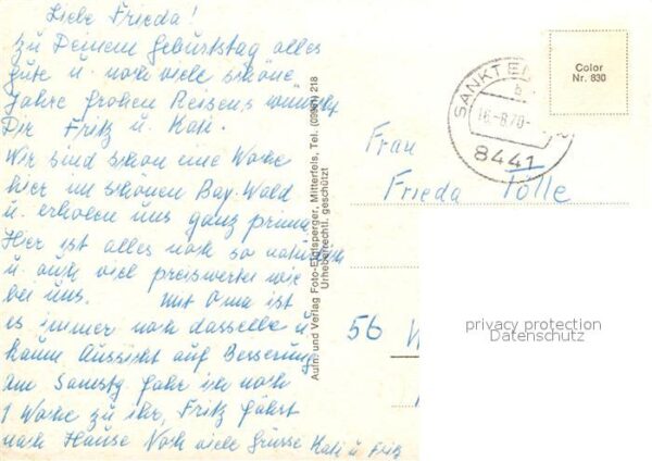St Englmar Pröllergipfel Klinglbach Aussichtsturm – Bild 2