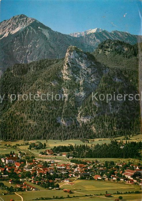 Oberammergau Panorama Zugspitze Kofel