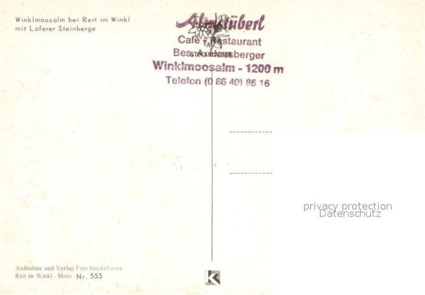 Winkelmoos Winklmoos Lofer Steinberge Panorama – Bild 2