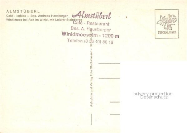 Winklmoos Winkelmoos Almstüberl – Bild 2