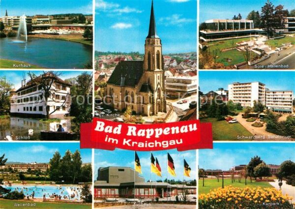 Bad Rappenau Kurhaus Schloss Sole Hallenbad Kurpark