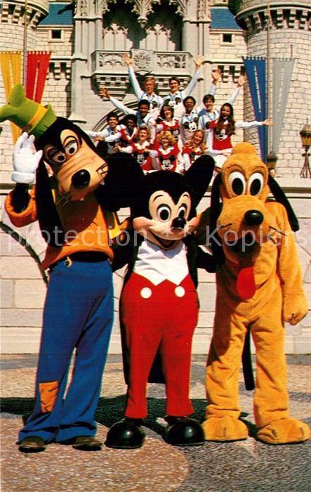 Walt Disney World Goofy Mickey Pluto