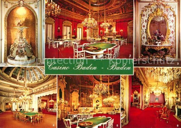 Casino Spielbank Baden-Baden Roter Saal Salon Pompadour
