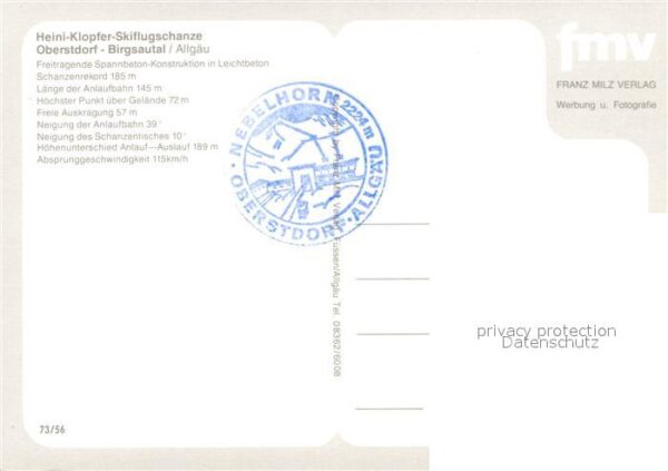 Ski-Flugschanze Heini Klopfer Oberstdorf Birgsautal – Bild 2