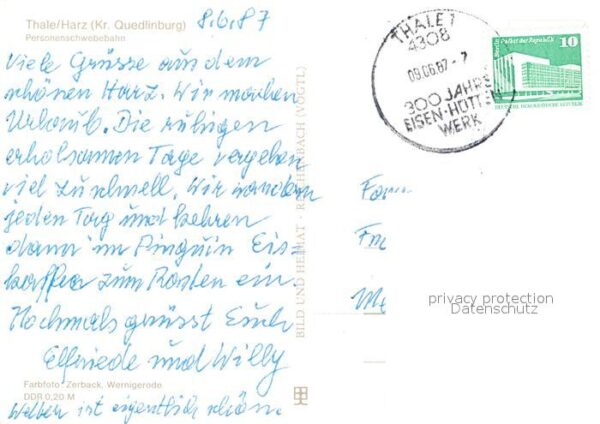 Seilbahn Thale Harz – Bild 2