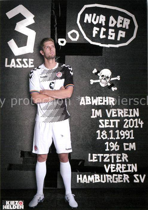 Fussball FC St. Pauli Lasse Sobiech Autogramm