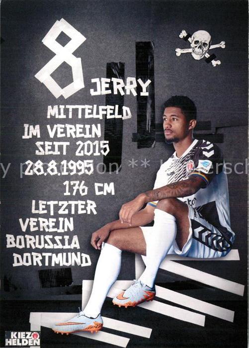 Fussball FC St. Pauli Jeremy Dudziak Autogramm