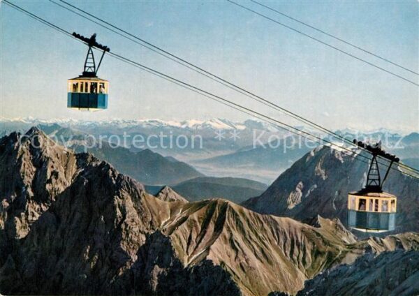 Seilbahn Bayerische Zugspitzbahn Wettersteingebi