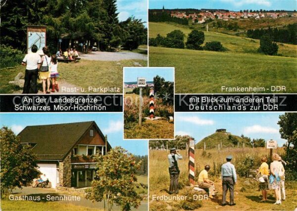 Grenze Douane Zoll Schwarzes Moor-Hochrhön Gasthaus-Sennhü