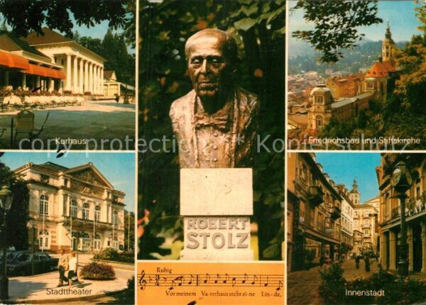Komponist Robert Stolz Baden-Baden Kurhaus Stadtt