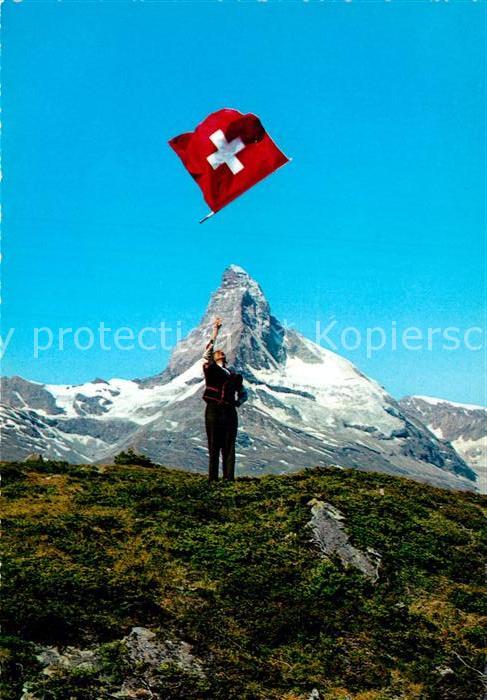 Fahnenschwingen Fahnenschwinger Matterhorn