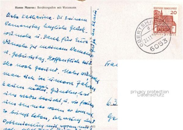 Maurus Hanns Berchtesgaden mit Watzmann – Bild 2