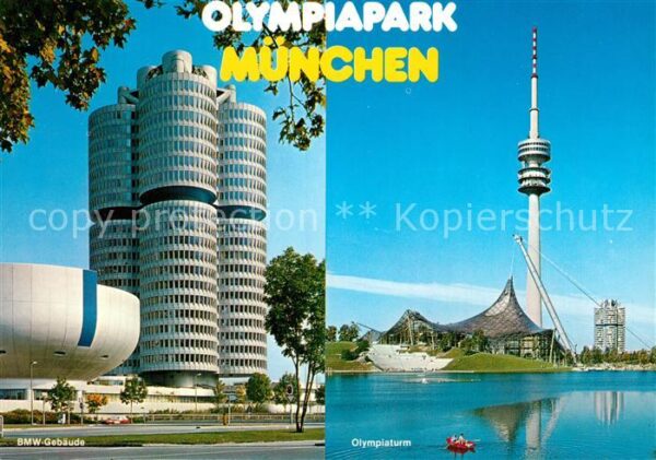 Olympia Olympiapark München BMW-Hochhaus Olympi