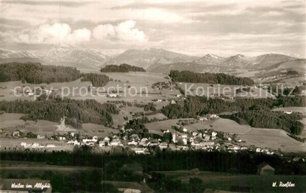 Weiler Allgaeu Fliegeraufnahme