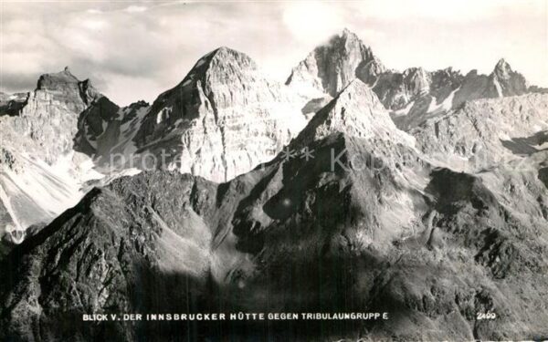 Innsbruckerhuette Blick zur Tribulaungruppe
