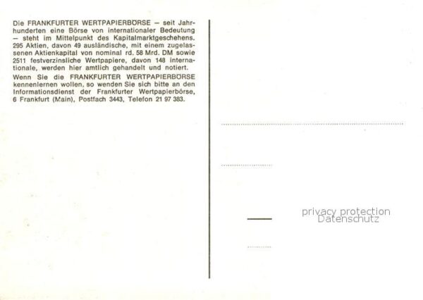 Frankfurt Main Wertpapierbörse – Bild 2