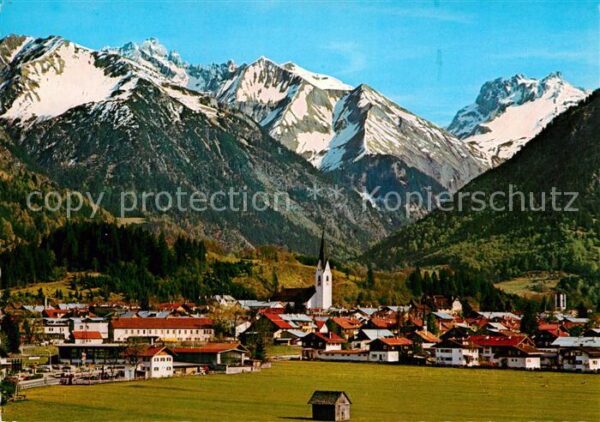 Oberstdorf mit Kegelkopf Gr Krottenkopf Fürschiess