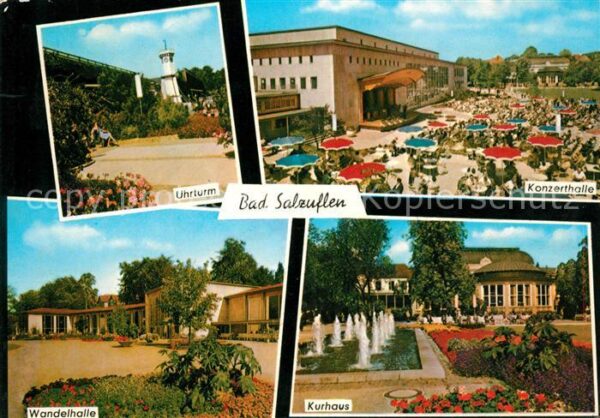 Bad Salzuflen Uhrturm Konzerthalle Wandelhalle Kurhau