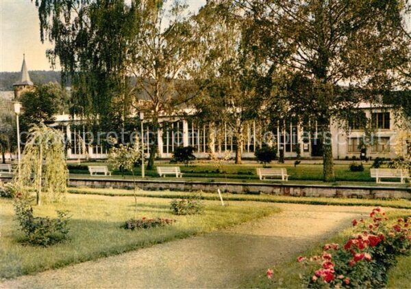 Bad Koenig Odenwald Kurgarten und Wandelhalle