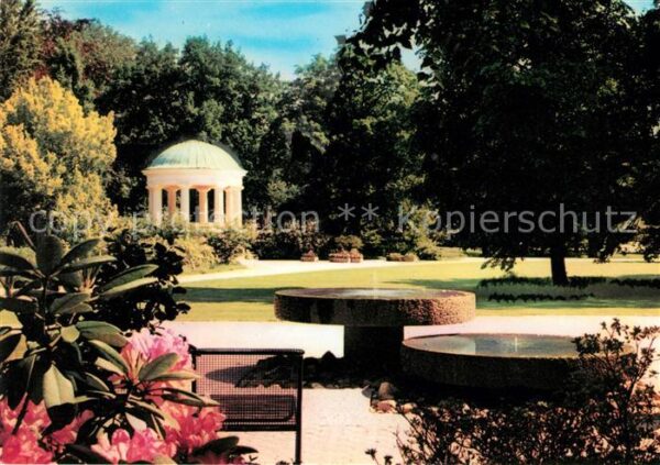 Bad Salzuflen Staatsbad Leopold Thermal Sprudel im Ku