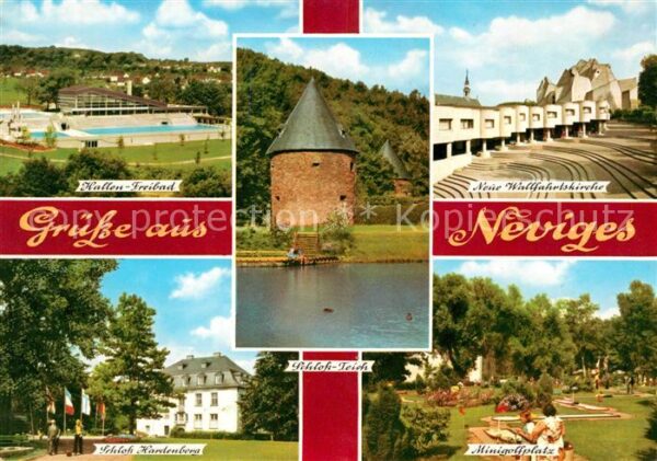 Neviges Velbert Hallen Freibad Neue Wallfahrtskirche Sc