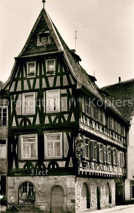 Bensheim Bergstrasse Fachwerkhaus Fleck am Markt