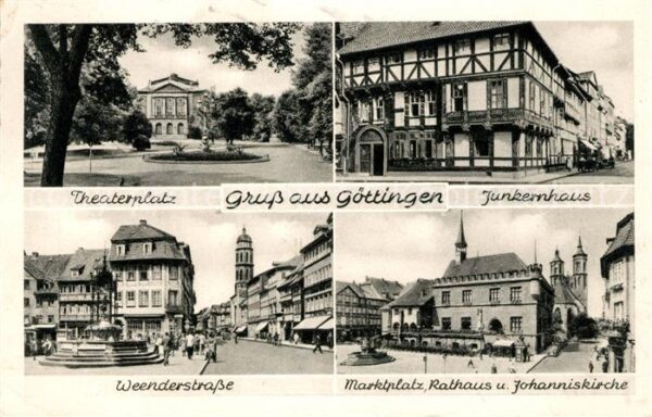 Goettingen Niedersachsen Theaterplatz Junkernhaus Weenderstrasse