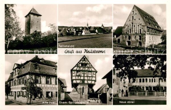 Heilsbronn Wachturm Teilansicht Klostermühle Alte