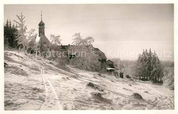 Rhoen Region Kloster Kreuzberg Winteridyll
