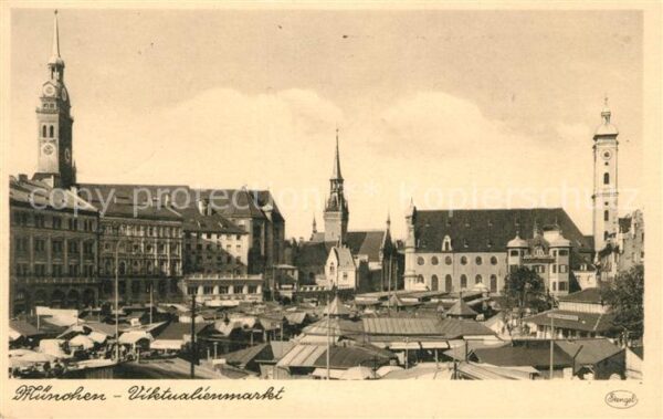 Muenchen Viktualienmarkt