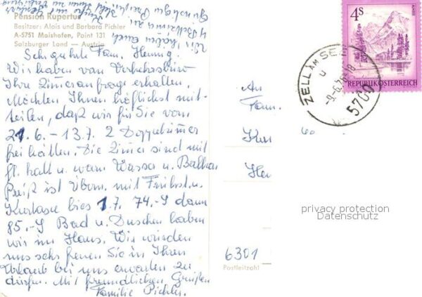 Maishofen Pension Rupertus Panorama – Bild 2