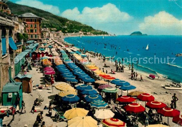 ALASSIO Savona Liguria IT La spiaggia