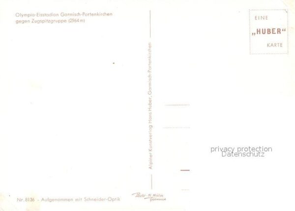 Garmisch-Partenkirchen Olympia Eisstadion mit Zugspitzgruppe – Bild 2