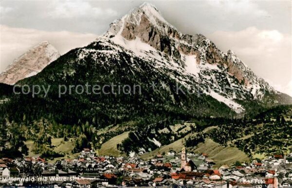 Mittenwald Bayern mit Wetterstein