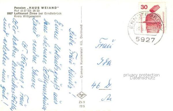 Zinse Pension Haus Weiand – Bild 2
