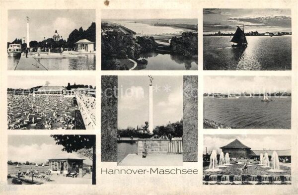 Hannover Maschsee Teilansichten
