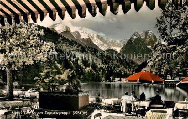 Riessersee mit Zugspitzgruppe