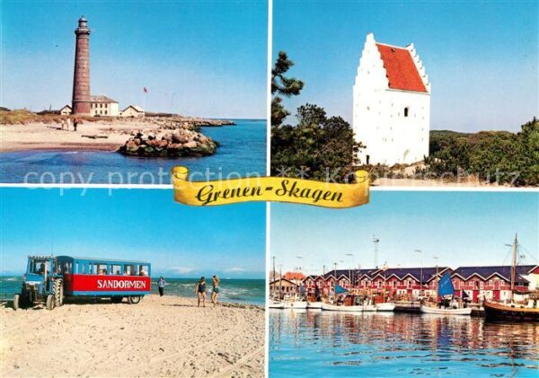 Skagen Leuchtturm Grenen Sandormen Hafen