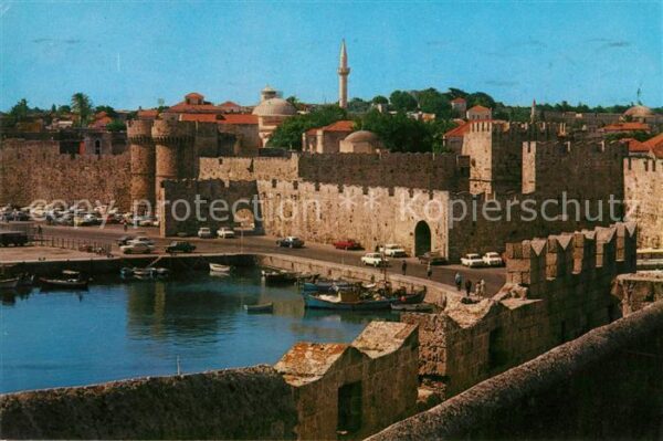 Rhodos Rhodes Aegaeis Altstadt