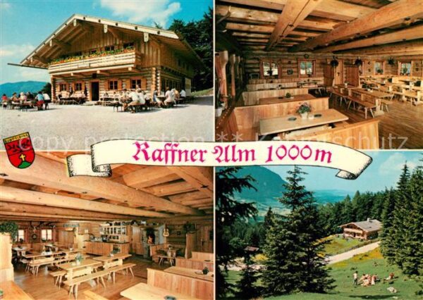 Ruhpolding Raffner Alm Gasträume Terrasse