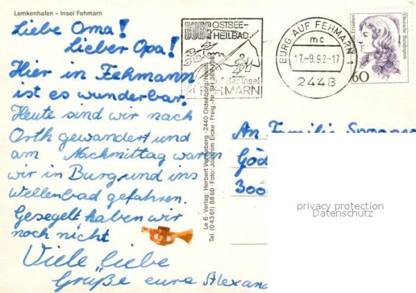 Insel Fehmarn Fliegeraufnahme mit Lemkenhafen – Bild 2