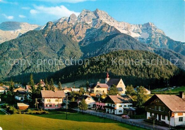 Waidring Tirol mit Loferer Steinberge