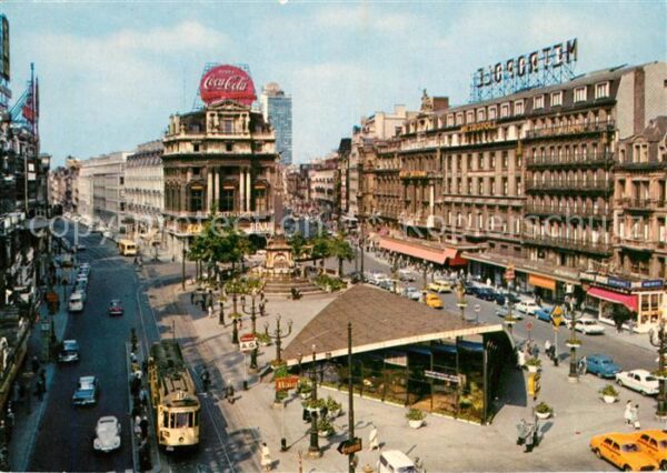 Bruessel Bruxelles De Brouckere Platz