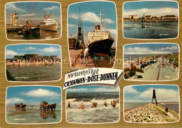 Cuxhaven Doese Nordseebad Alte Liebe Strandhaus Wattenfahrt Schif