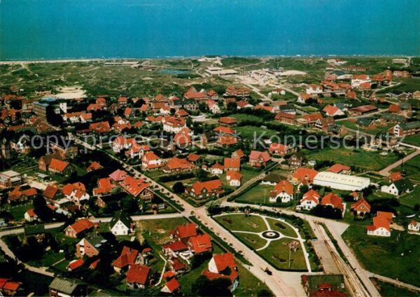 Langeoog Nordseebad Fliegeraufnahme