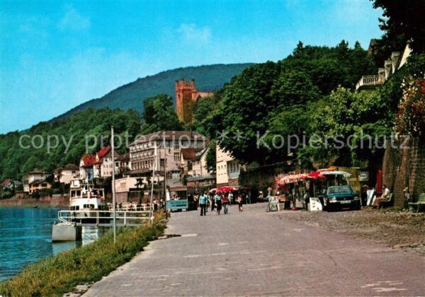 Neckarsteinach Schiffsanlegestelle