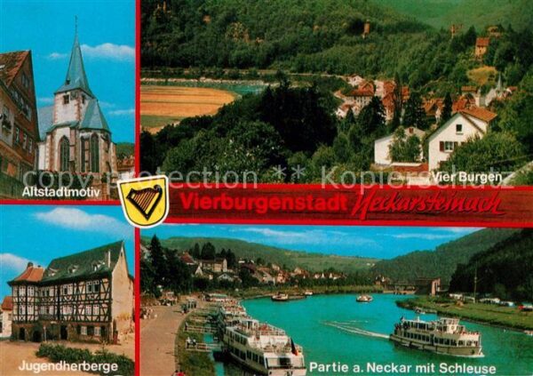 Neckarsteinach Jugendherberge Vier Burgen Schleuse